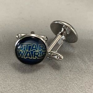 Round Star Wars Cuff Links